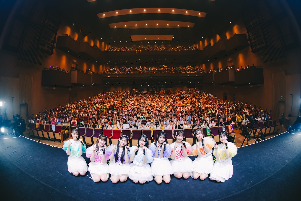 「ばってん少女隊10周年記念ライブ」の様子。（撮影：清水舞）