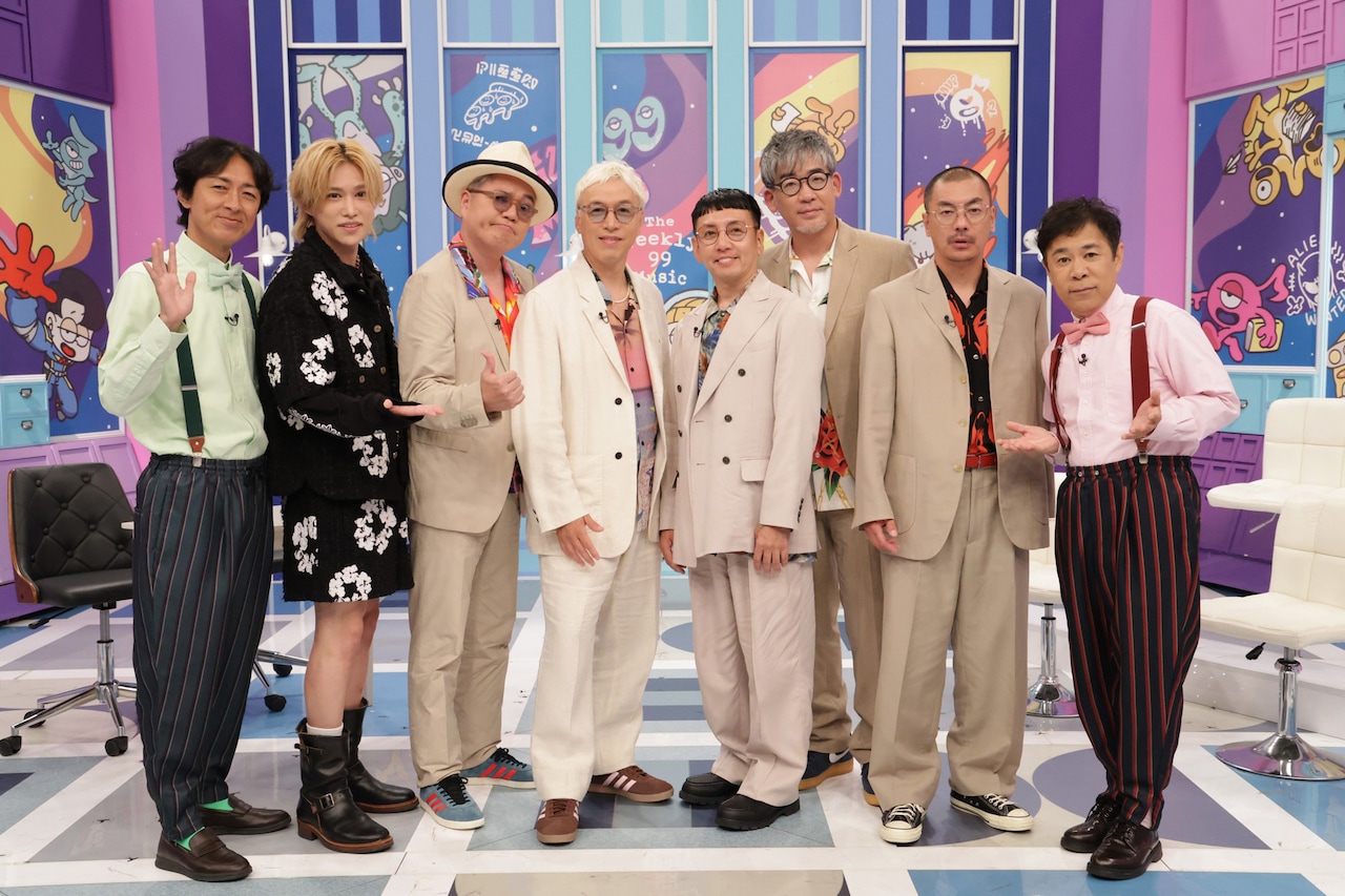 ナインティナイン、RIP SLYME、千賀健永。©フジテレビ