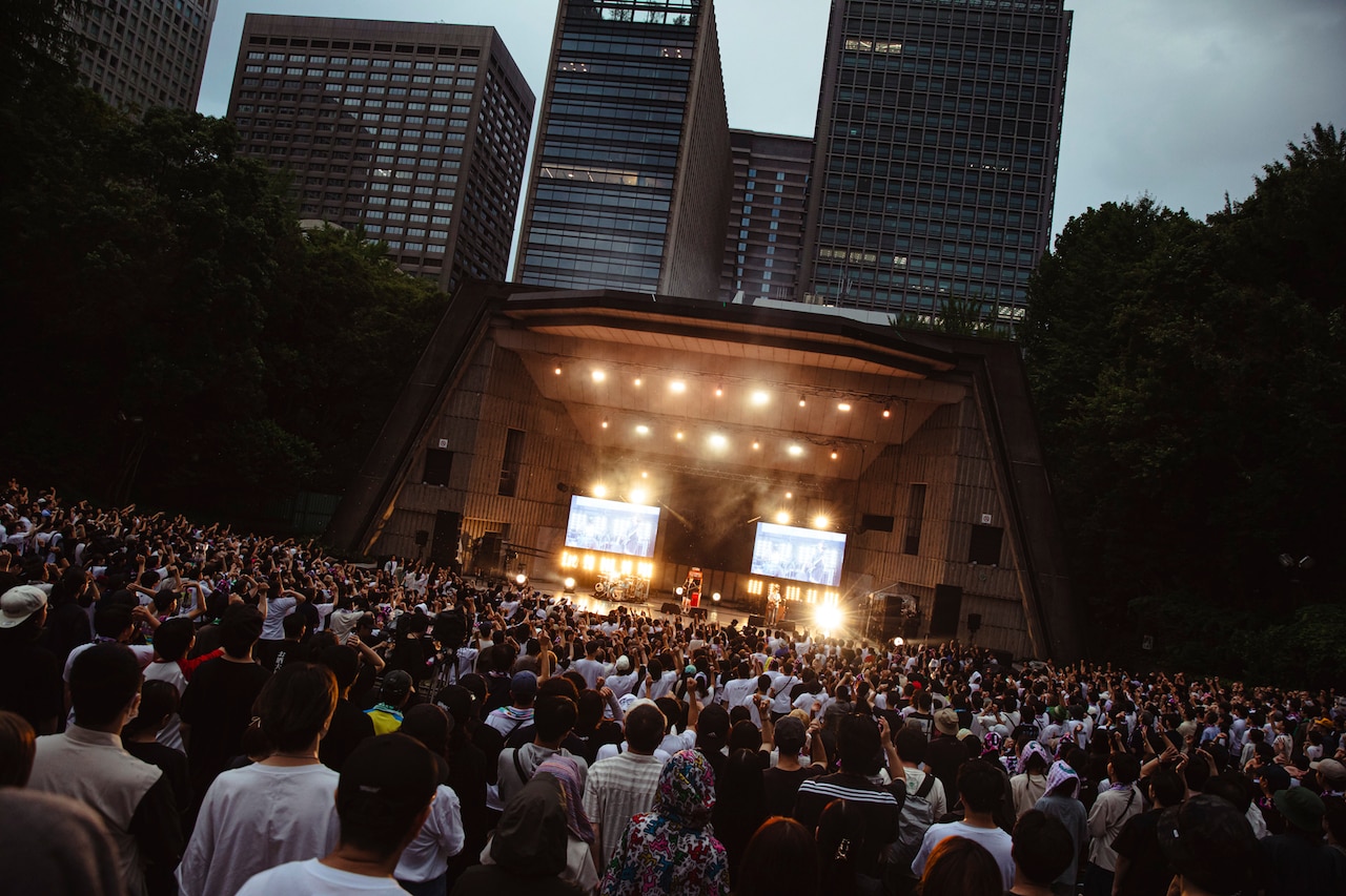 PEDRO日比谷野音公演の様子。（Photo by sotobayashi kenta）