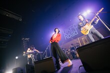 the myeahnsのライブの様子。（Photo by Emily Inoue）