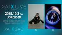 「XAIXLIVE」告知ビジュアル