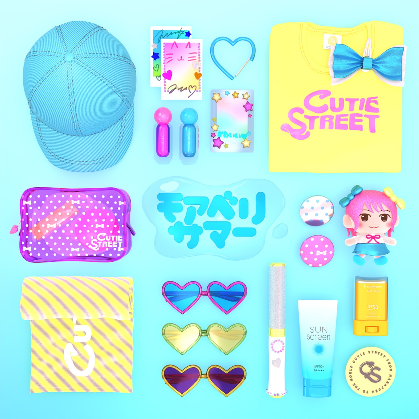 CUTIE STREET「モアベリサマー」ジャケット