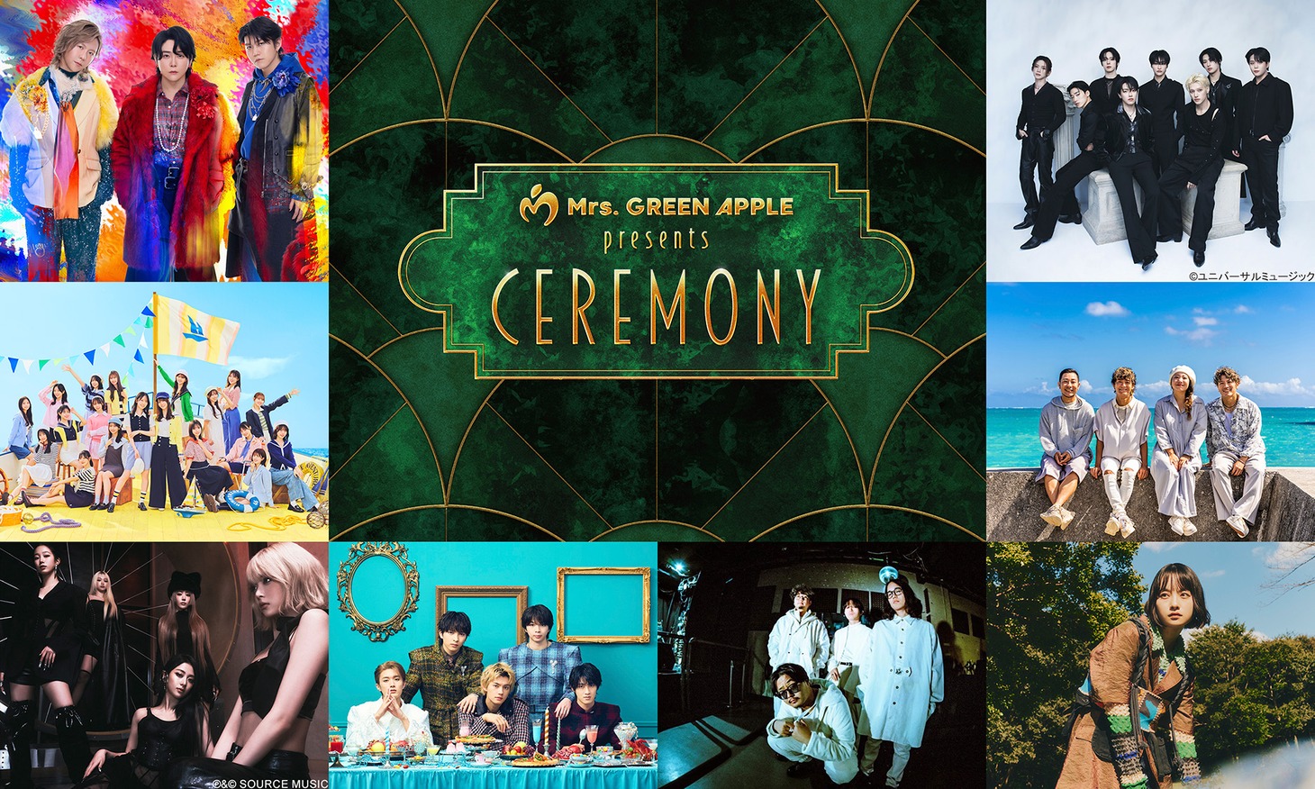 「Mrs. GREEN APPLE presents『CEREMONY』」の出演者。