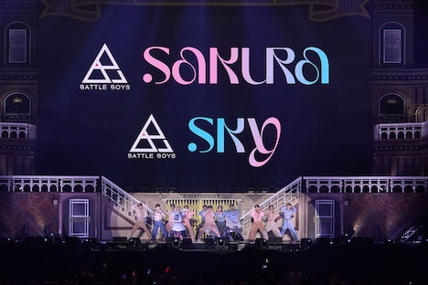 オープニングアクトを務めたBATTLE BOYS。