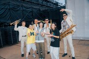 SHISHAMOとスカパラホーンズ。 ©RISING SUN ROCK FESTIVAL（撮影：堤瑛史）
