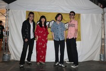 山中さわお（右から2番目） ©RISING SUN ROCK FESTIVAL（撮影：山下恭子）