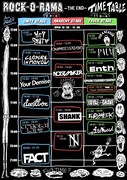 「ROCK-O-RAMA-THE END」タイムテーブル