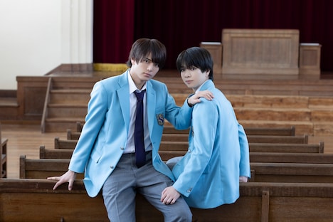 左から加藤大悟、塩崎太智（M!LK）。「タクミくんシリーズ －Drama－」より。