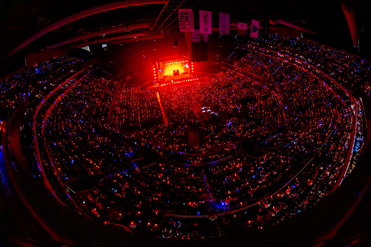 「Ado WORLD TOUR 2025 "Hibana" Powered by Crunchyroll」メキシコシティ公演の様子。（Photo by Viola Kam［V'z Twinkle］）