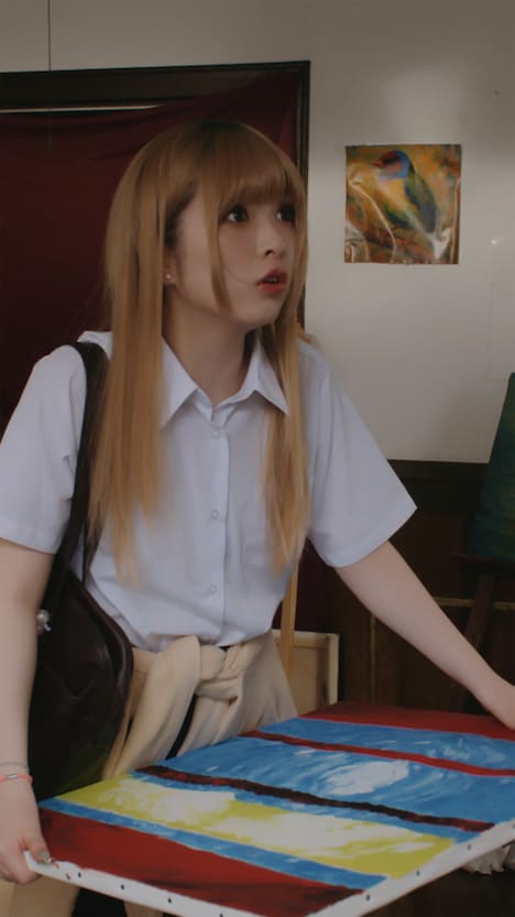 実写縦型ショートドラマ「奏のララ」場面写真