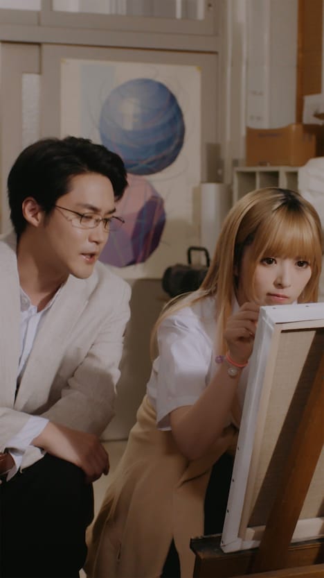 実写縦型ショートドラマ「奏のララ」場面写真