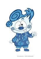 舌を出しておちゃめな表情をする淡路うず助。© So Matsushima／STARTO ENTERTAINMENT