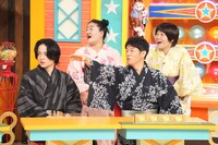 菊池風磨、陣内智則、ガンバレルーヤ。©日本テレビ