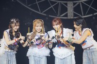 GODIVAのショコリキサーで乾杯するAMEFURASSHI。（Photo by Masato Yokoyama）