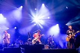 FRIDAY NIGHT SESSIONより、後藤正文(ASIAN KUNG-FU GENERATION)、奥田民生、喜多建介(ASIAN KUNG-FU GENERATION)。©RISING SUN ROCK FESTIVAL(撮影:藤川正典)