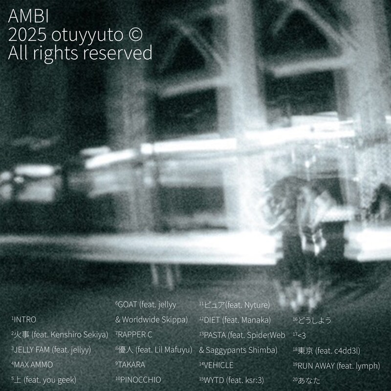 otuyyuto「優人」トラックリスト