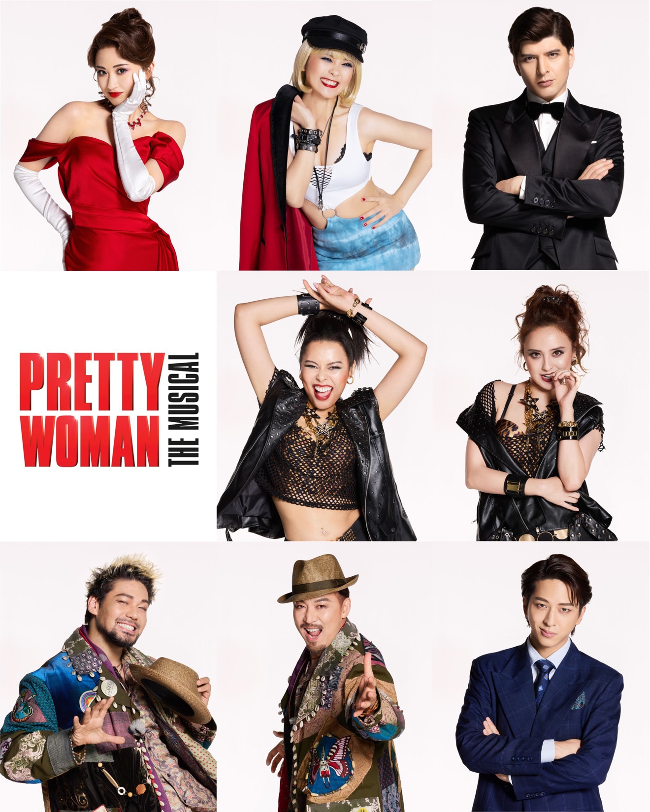 「PRETTY WOMAN The Musical」キャラクタービジュアル