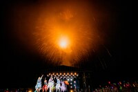 夜空を彩る打ち上げ花火。