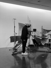 坂本龍一とバシェの音響彫刻。