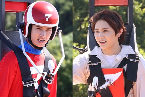 左からマッサマン、山田涼介（Hey! Say! JUMP）。(c)フジテレビ