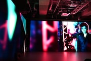 シアター型展示「Intelligence Park」の様子。