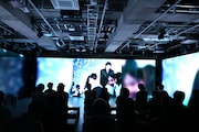 シアター型展示「Intelligence Park」の様子。
