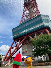 左からテレビ父さん、藤嶌果歩、onちゃん。