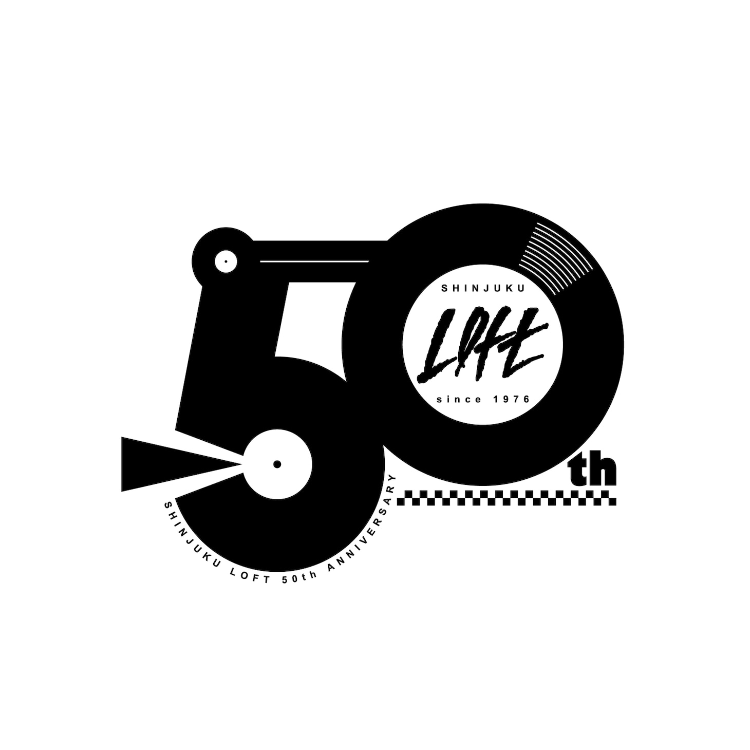 新宿LOFTオープン50周年記念ロゴ