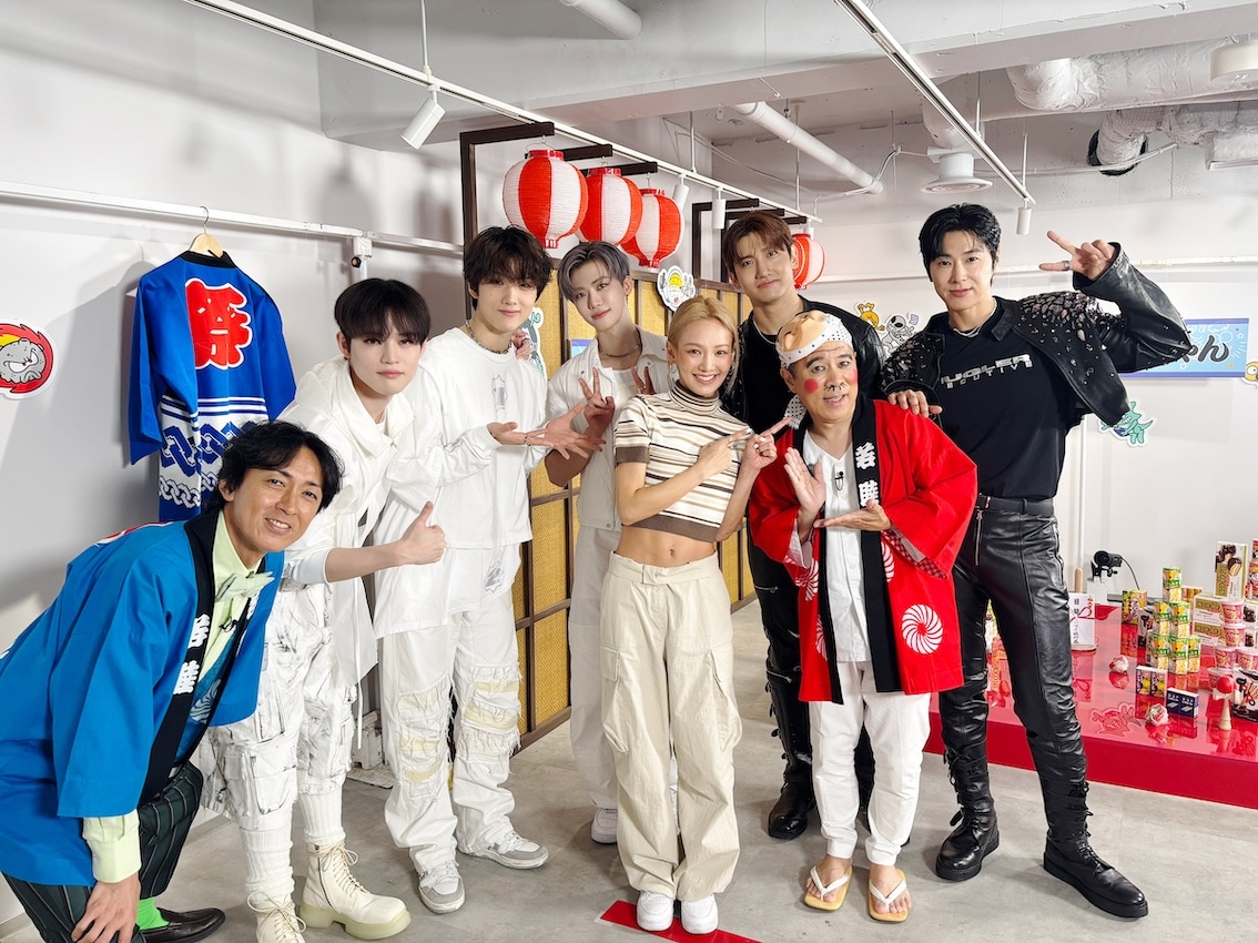 ナインティナイン、NCT DREAM、東方神起、HYOYEON（少女時代）。©フジテレビ