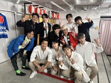 ナインティナインとSUPER JUNIOR。©フジテレビ