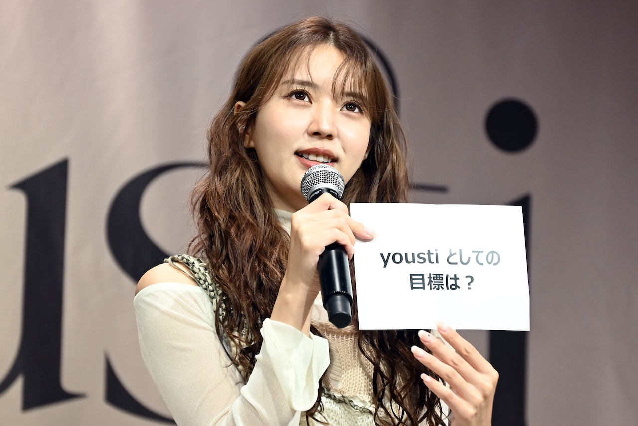 目標を語るyousti。
