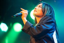 柏木ひなた「HINATA KASHIWAGI · one man live tour 2025『again』」最終公演の様子。