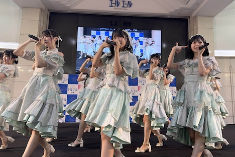 STU48「傷つくことが青春だ」発売日当日イベントの様子。©STU/KING RECORDS