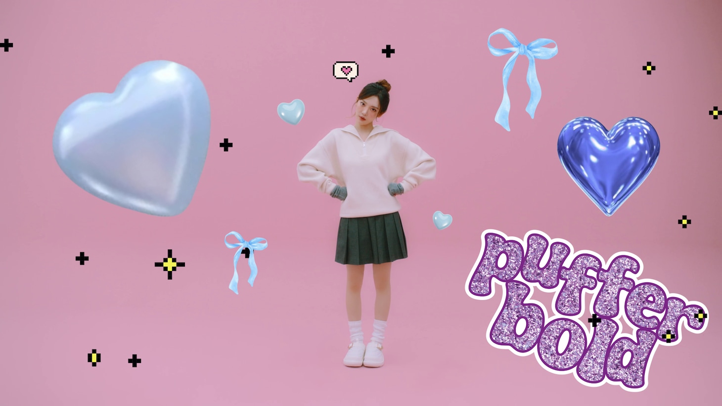 「FILA × ニンニン（aespa）ECHAPPE」ムービーより。