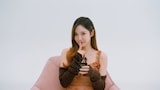 「FILA × ニンニン(aespa)ECHAPPE」メイキングより。