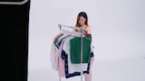 「FILA × ニンニン(aespa)ECHAPPE」メイキングより。
