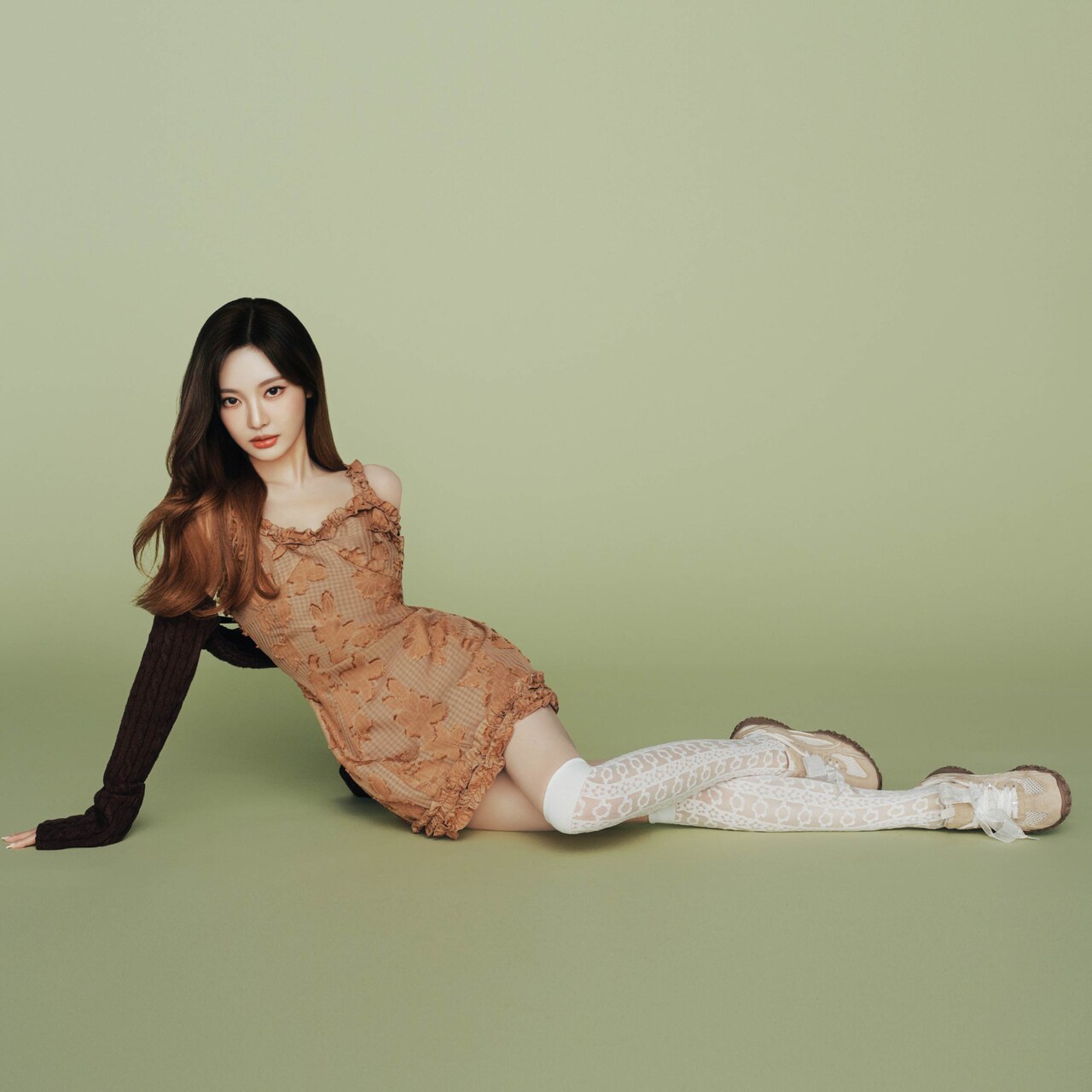 FILA × ニンニン（aespa）ECHAPPE」着用写真 - aespaニンニンがFILA