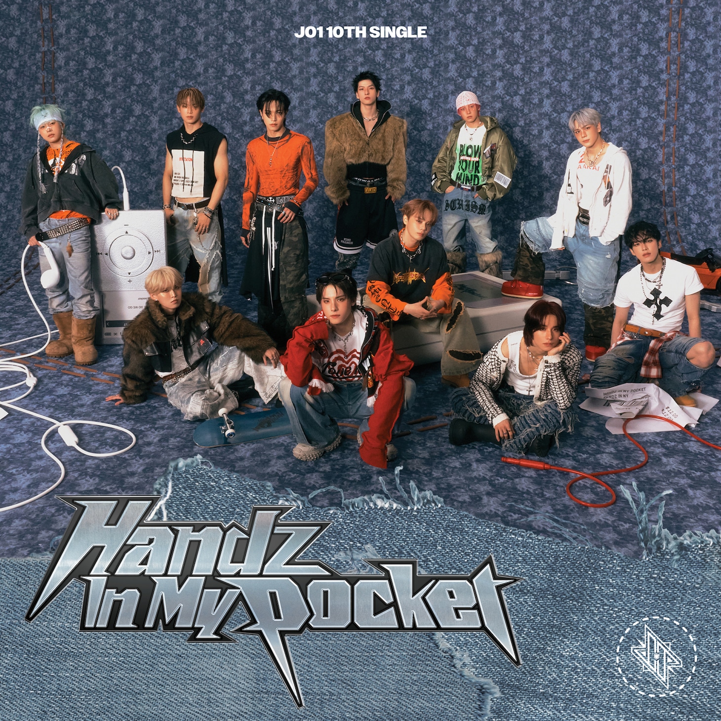 JO1「Handz In My Pocket」通常盤ジャケット ©LAPONE ENTERTAINMENT