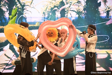 OCTPATHによるパフォーマンスの様子。