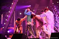 Lienelによるパフォーマンスの様子。