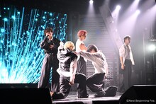 WILD BLUEによるパフォーマンスの様子。