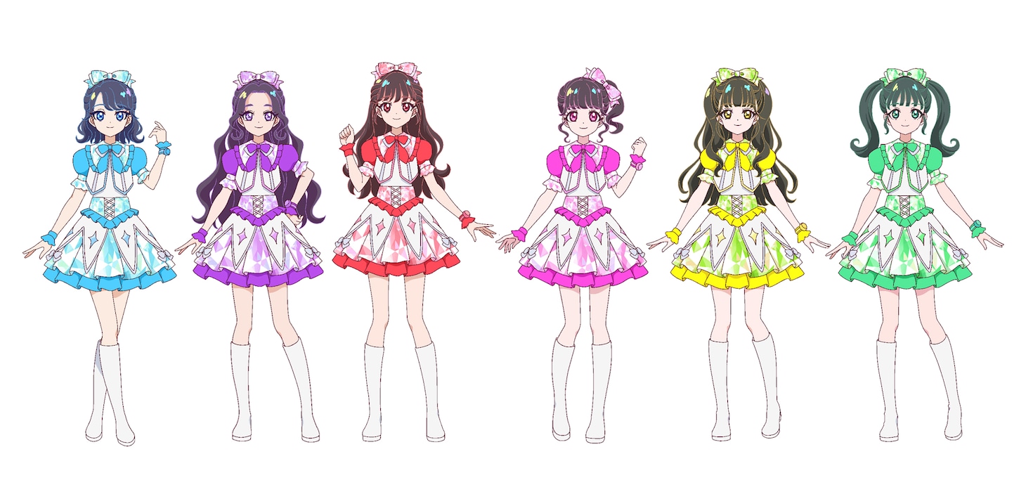 超ときめき♡宣伝部の「ひみつのアイプリ」イラスト。