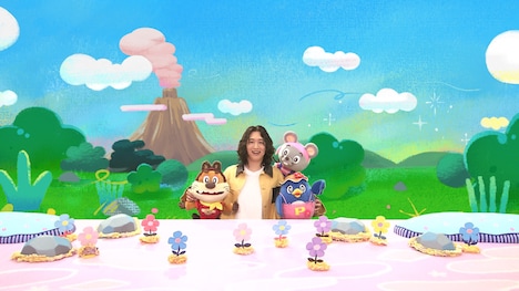 キタニタツヤ、じゃじゃ丸、ぴっころ、ぽろり。©「にこにこ・ぷん NEO」製作委員会／スタジオじゃぴぽ