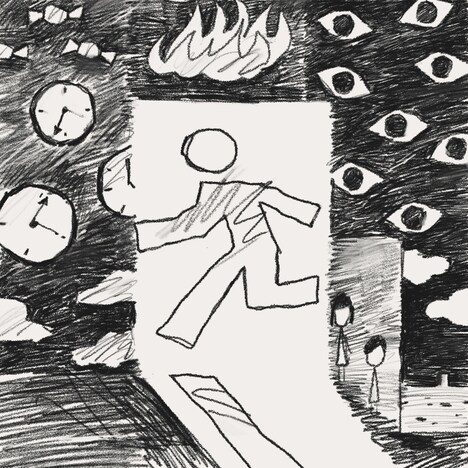 なとり「非常口 逃げてみた」配信ジャケット