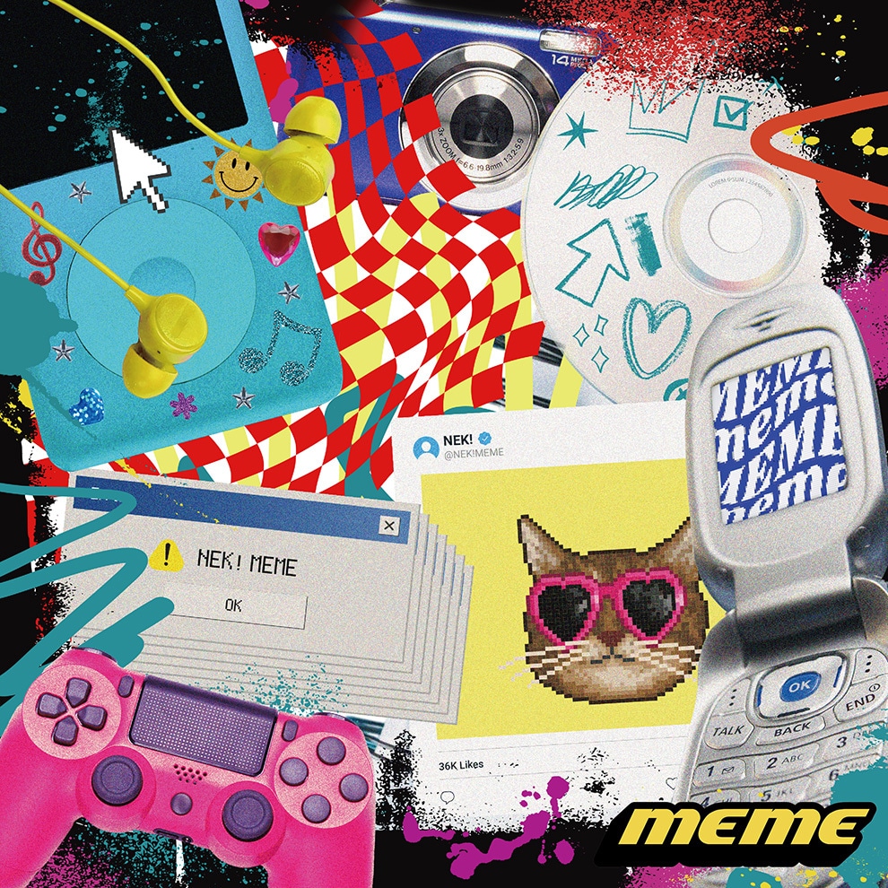 NEK!「MEME」初回盤Bジャケット