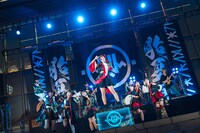 「INUWASI BAND SET FREE LIVE〝狗夏一閃〟」の様子。（撮影：真島洸）