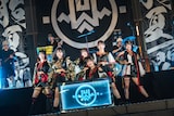 「INUWASI BAND SET FREE LIVE〝狗夏一閃〟」の様子。(撮影:真島洸)