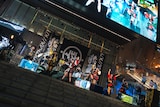 「INUWASI BAND SET FREE LIVE〝狗夏一閃〟」の様子。(撮影:真島洸)