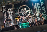 「INUWASI BAND SET FREE LIVE〝狗夏一閃〟」の様子。(撮影:真島洸)