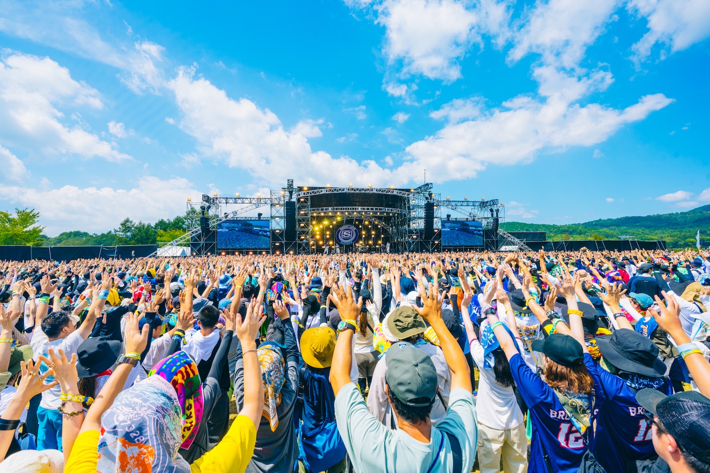 「SPACE SHOWER SWEET LOVE SHOWER 2025 30th ANNIVERSARY」の様子。